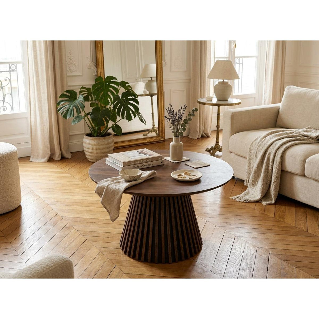 Freya - Table Basse - 78 Cm - Marron