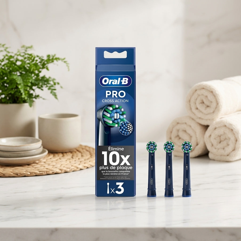 Oral-B Pro Cross Action – 3 Borsthuvuden