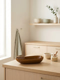 Out Of Lines - Oval Serving Bowl - Ocher - Uncharted