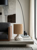 Oya - Table Lamp N°1 Beige - Brown - Sophie Casier