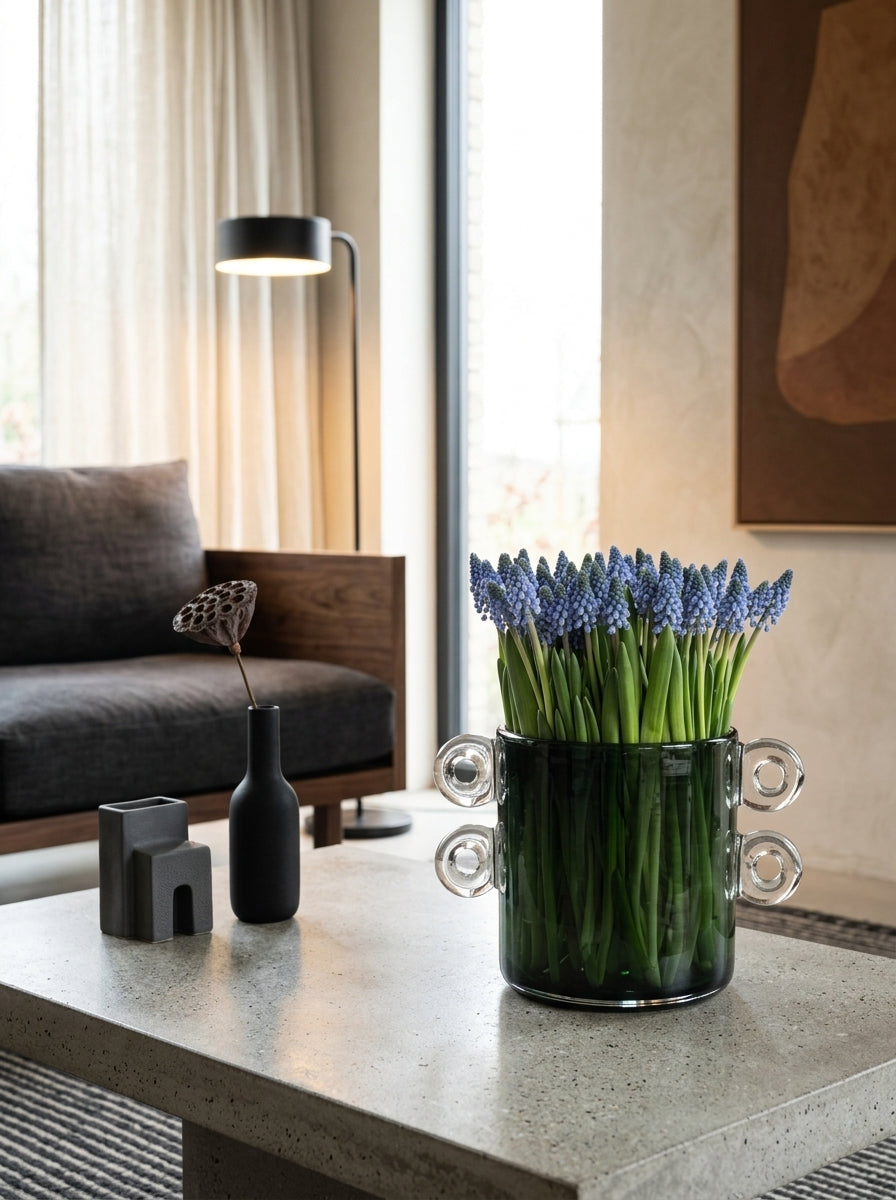Wind & Fire - Vase - Dark Green - Marie Michielssen