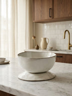 The Mother - High Footed Bowl L - Off White - Marie Michielssen