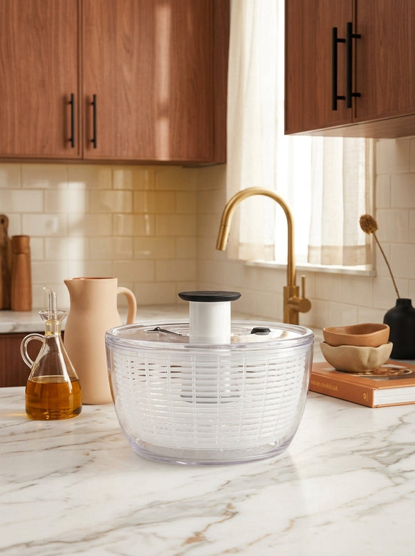 Transparent Salad Spinner 21 Cm