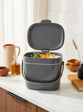Gray Kitchen Compost Bin 6.6 L