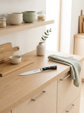 LustroBois - Couteau Office - Acier - Noir