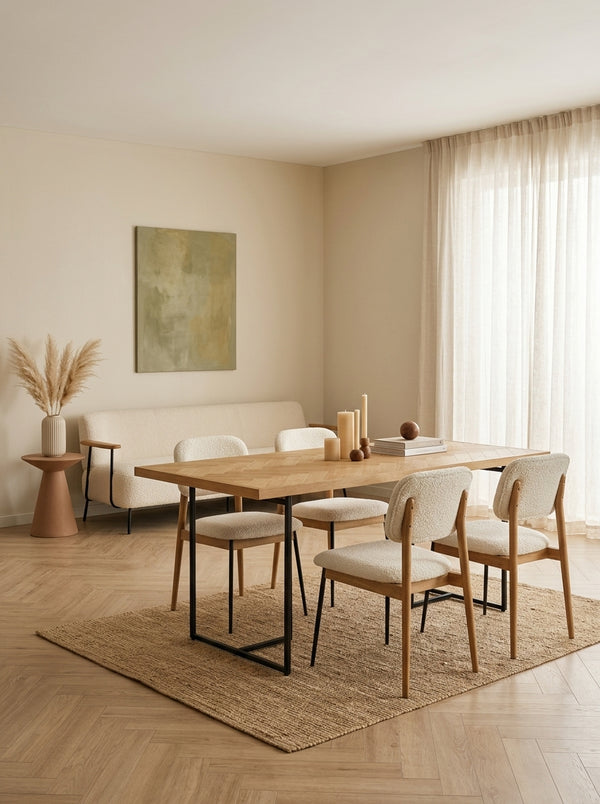 Class - Mesa de Comedor - Madera - Roble/Marrón