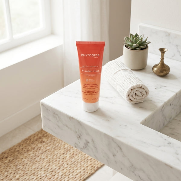 Gelatina para peinar - Cabello natural o teñido expuesto - Symbio Sun