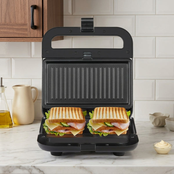 Grill Multifonctions 3 Plaques - 700-800W - Noir