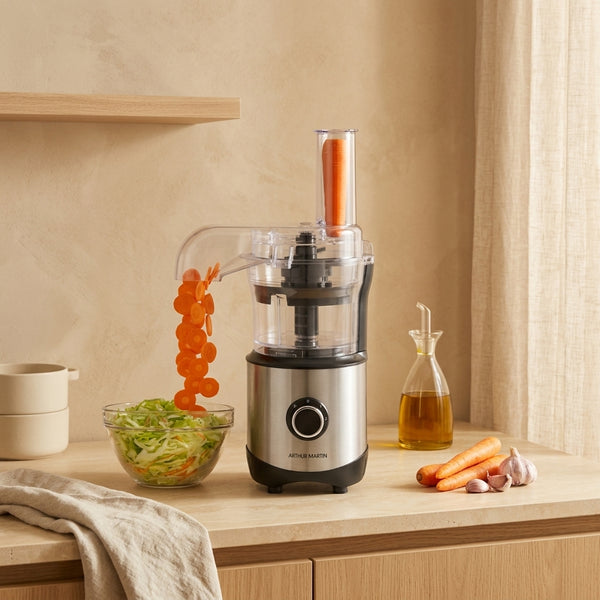 Food Processor 300W - 2 Vitesses + Pulse - Inox