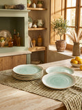 Artesanal - Set De 6 Assiettes - Porcelaine - Vert