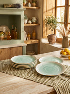 Artesanal - Set De 6 Assiettes - Porcelaine - Vert