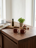 La Mère - 2er-Set Ristretto-Tassen - Steingut - Venezianisches Rot