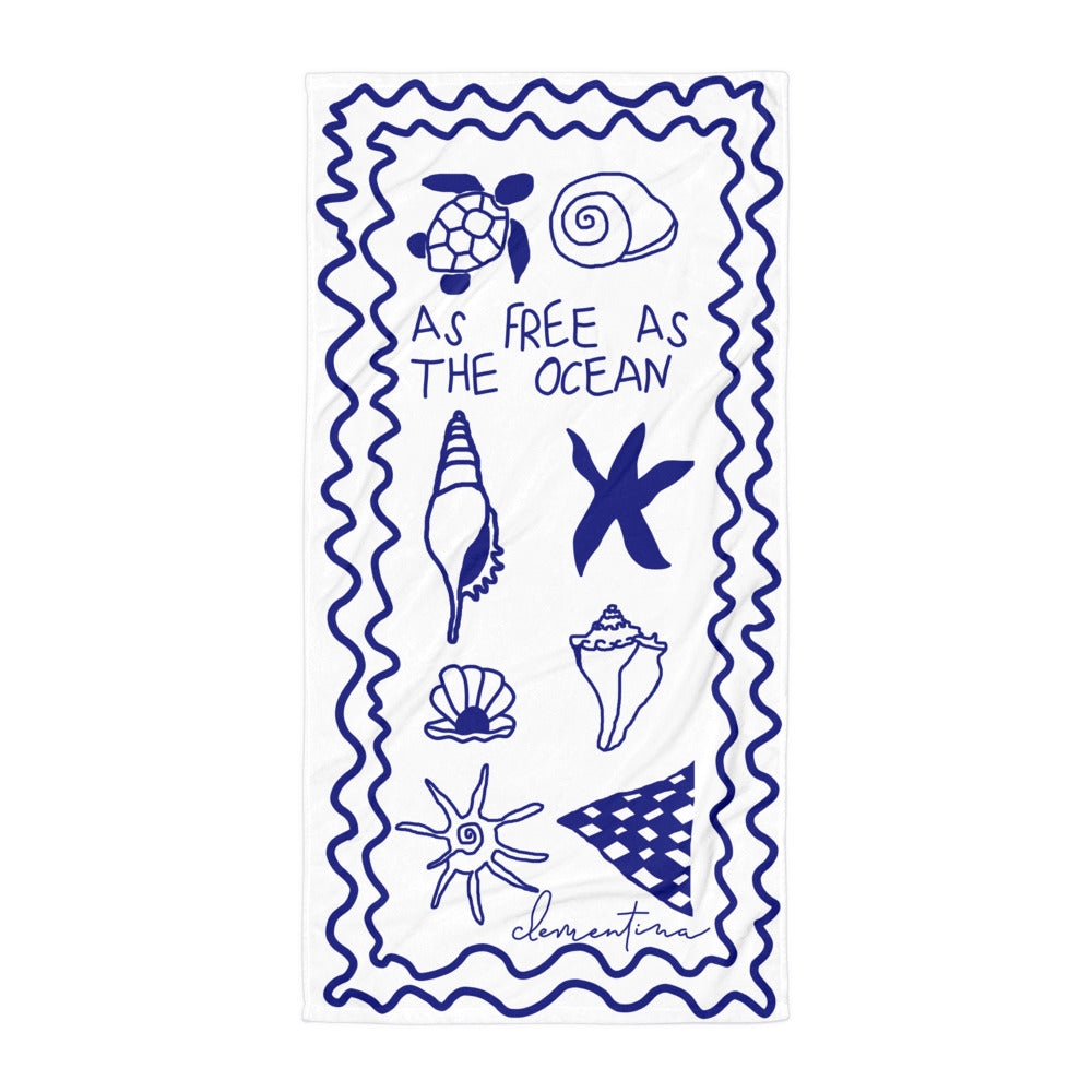 Serviette De Plage Ausi Libre Que L'Océan