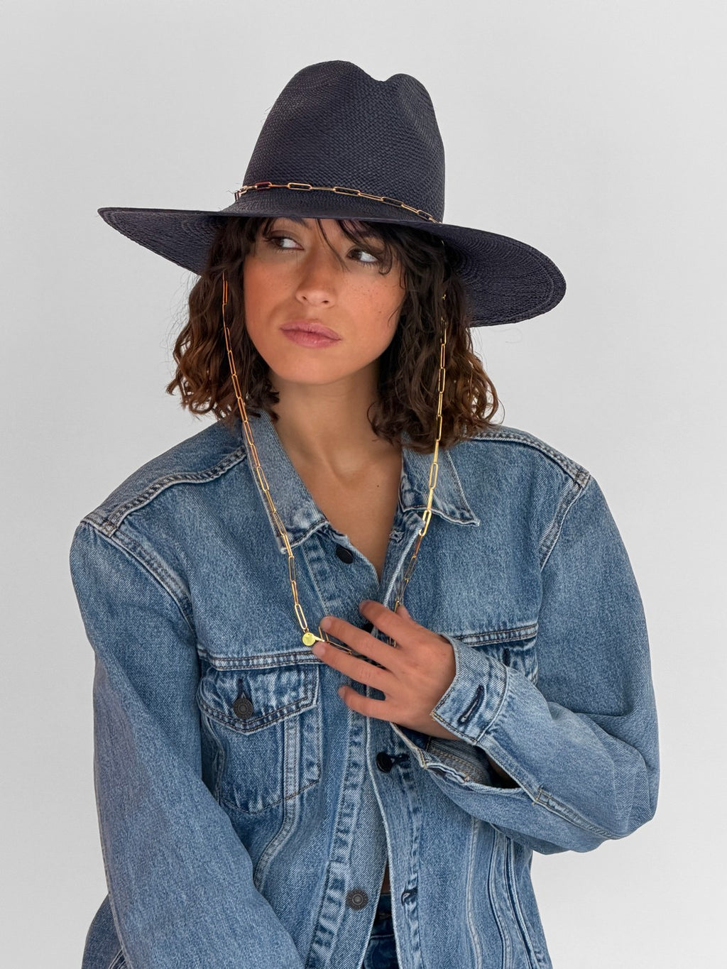 Chapeau Paille Sunny - Navy
