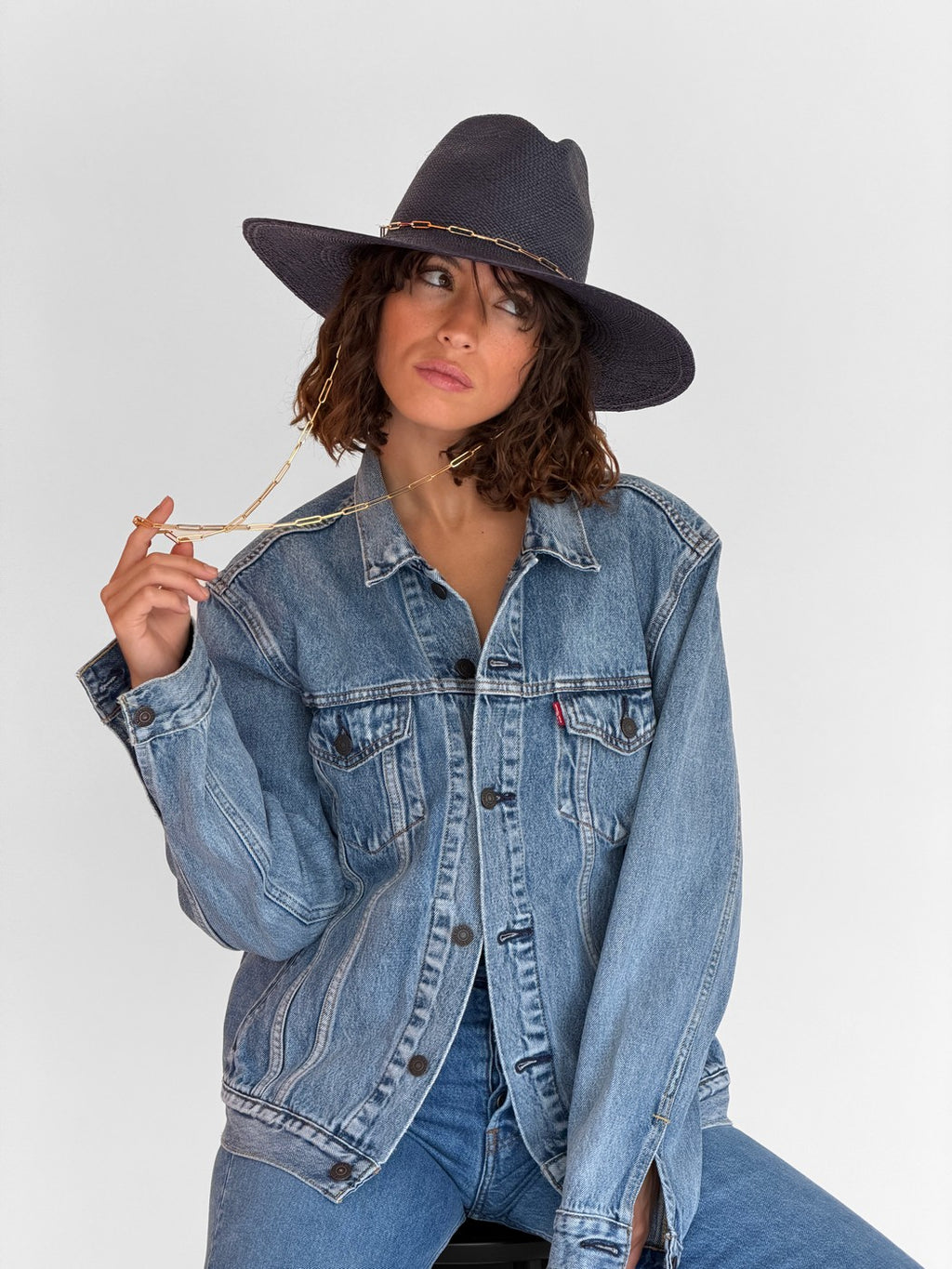 Chapeau Paille Sunny - Navy