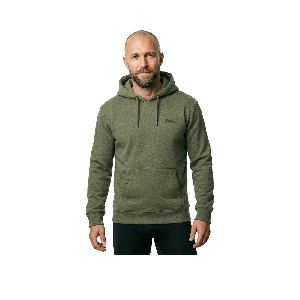 Superdry Essential Logo - Huvtröja Herr Grön
