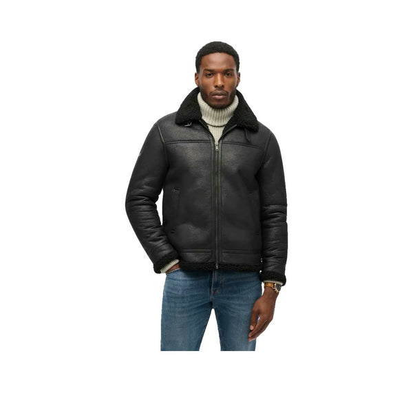 Superdry Aviator Jacket - Jacka Herr Svart