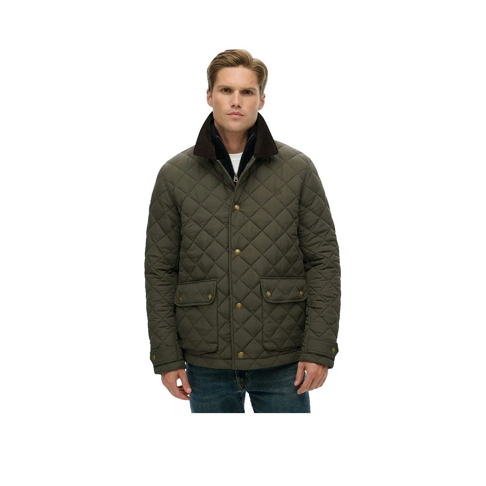 Superdry Estate - Men's Green Quilted Jacket
