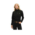Superdry Half Zip Fleece – Sweatshirt Dam Svart