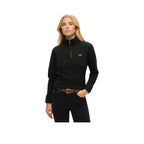 Superdry Half Zip Fleece – Sweatshirt Dam Svart