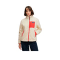 Superdry Heritage Zip Through Fleece - Giacca In Pile Donna Panna