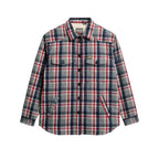 Superdry Borg Check Overshirt - Women's Overshirt Grey