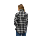 Superdry Boyfriend Flannel - Skjorta Dam Svart