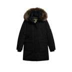 Superdry Everest Faux Fur - Parka Donna Nero