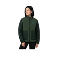Superdry Hybrid Fleece - Giacca in Pile Donna Verde