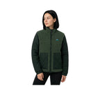 Superdry Hybrid Fleece - Giacca in Pile Donna Verde