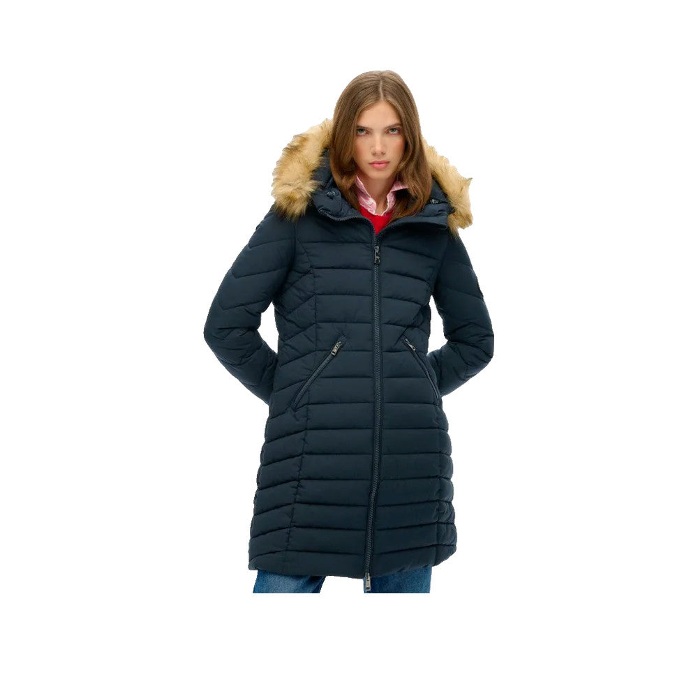 Superdry Fuji - Parkas Dam Blå