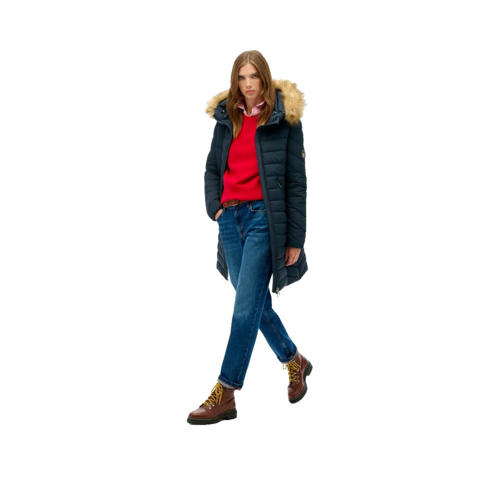 Superdry Fuji - Parkas Dam Blå