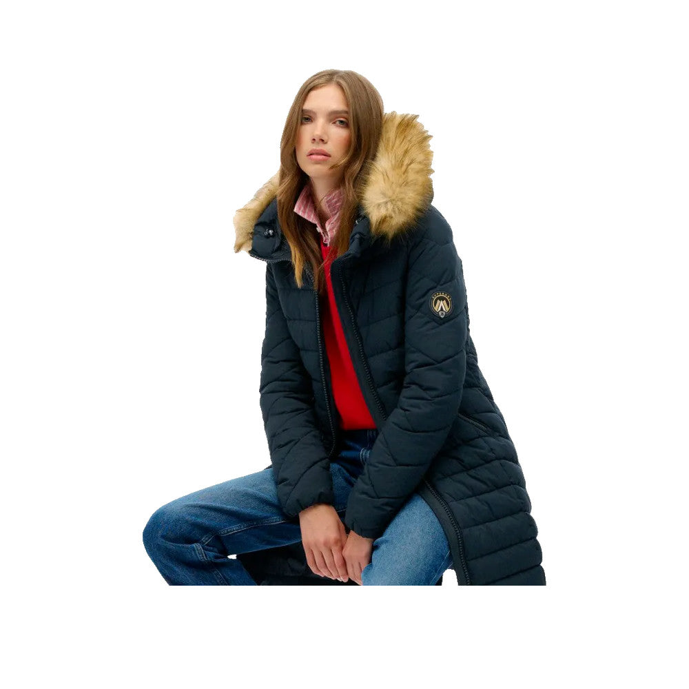 Superdry Fuji - Parkas Dam Blå
