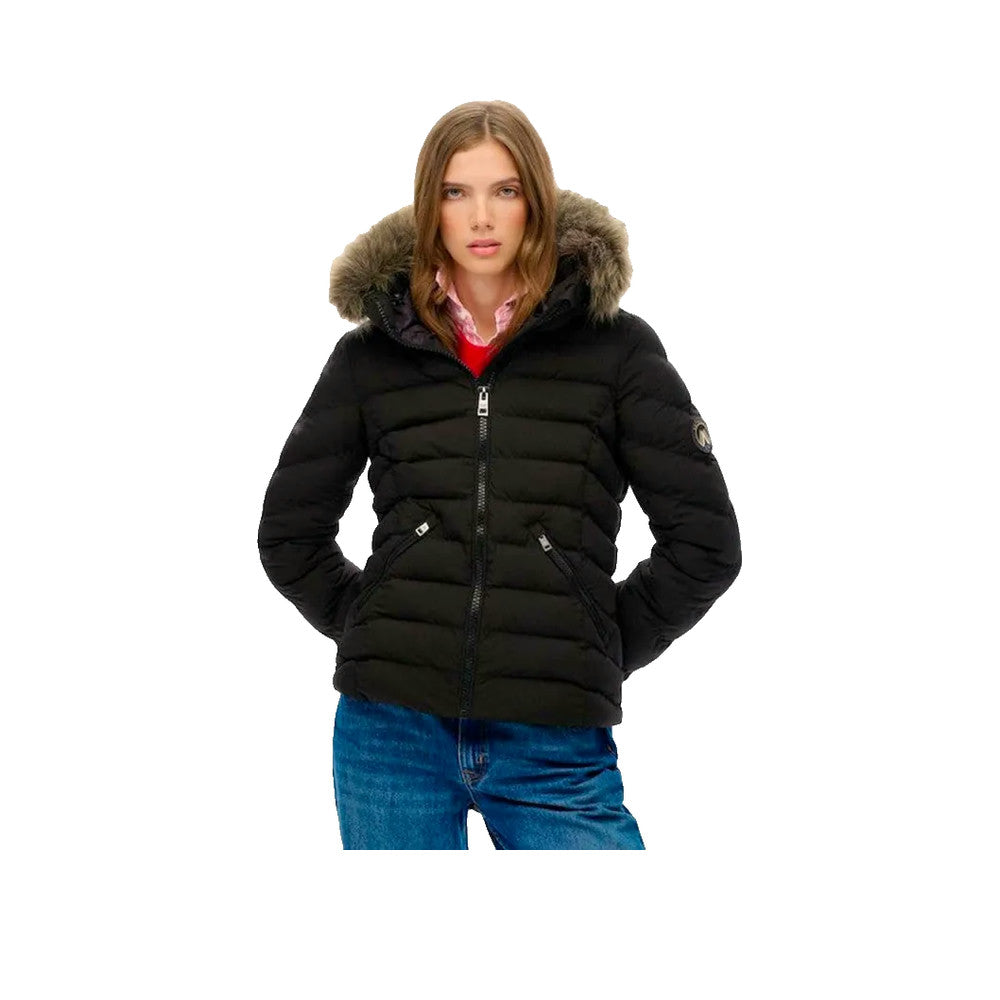Superdry Fuji - Veste Matelassée Femme Noir