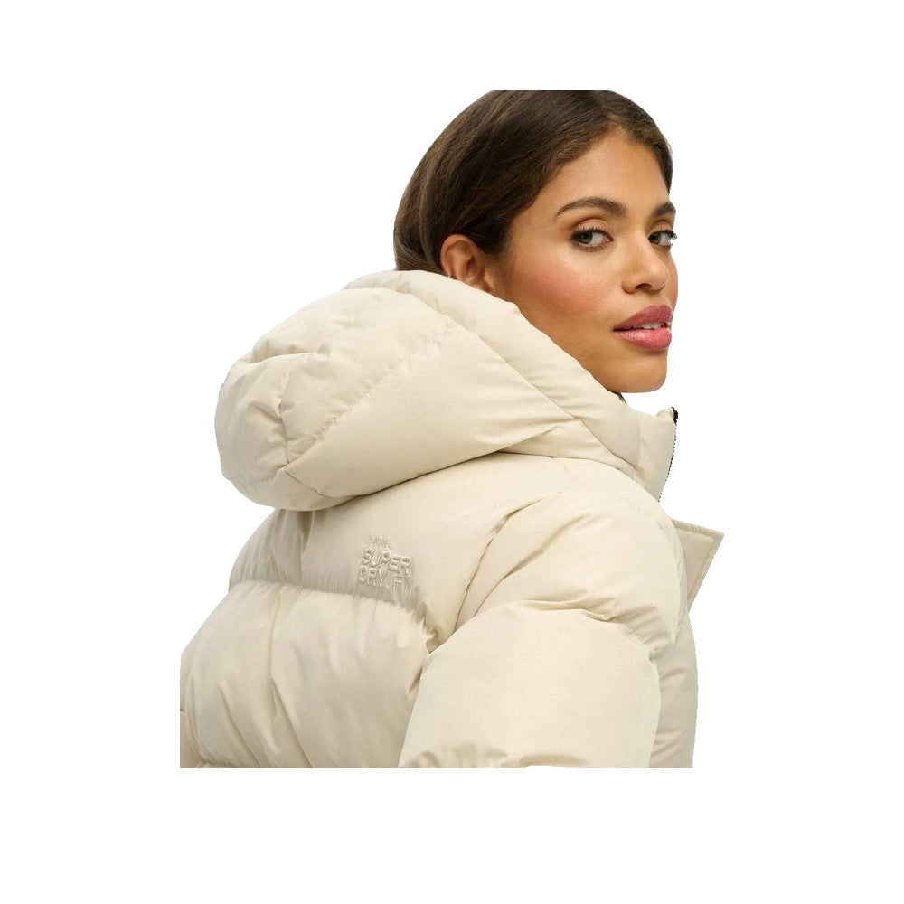 Superdry 5 Baffle Sports – Kurtka pikowana damska beżowa