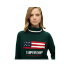 Superdry Americana - Striktrøje til damer Grøn