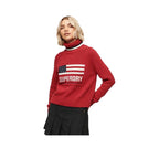 Superdry Americana Knit - Striktrøje til kvinder Rød