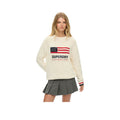 Superdry Americana Crew Knit - Maglione donna Beige