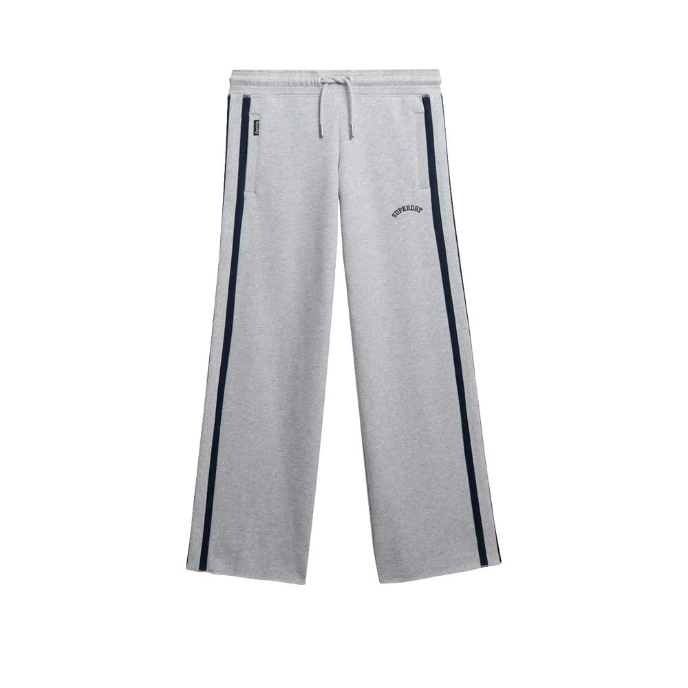 Superdry Athletic Essentials - Pantaloni Jogging Donna Grigio