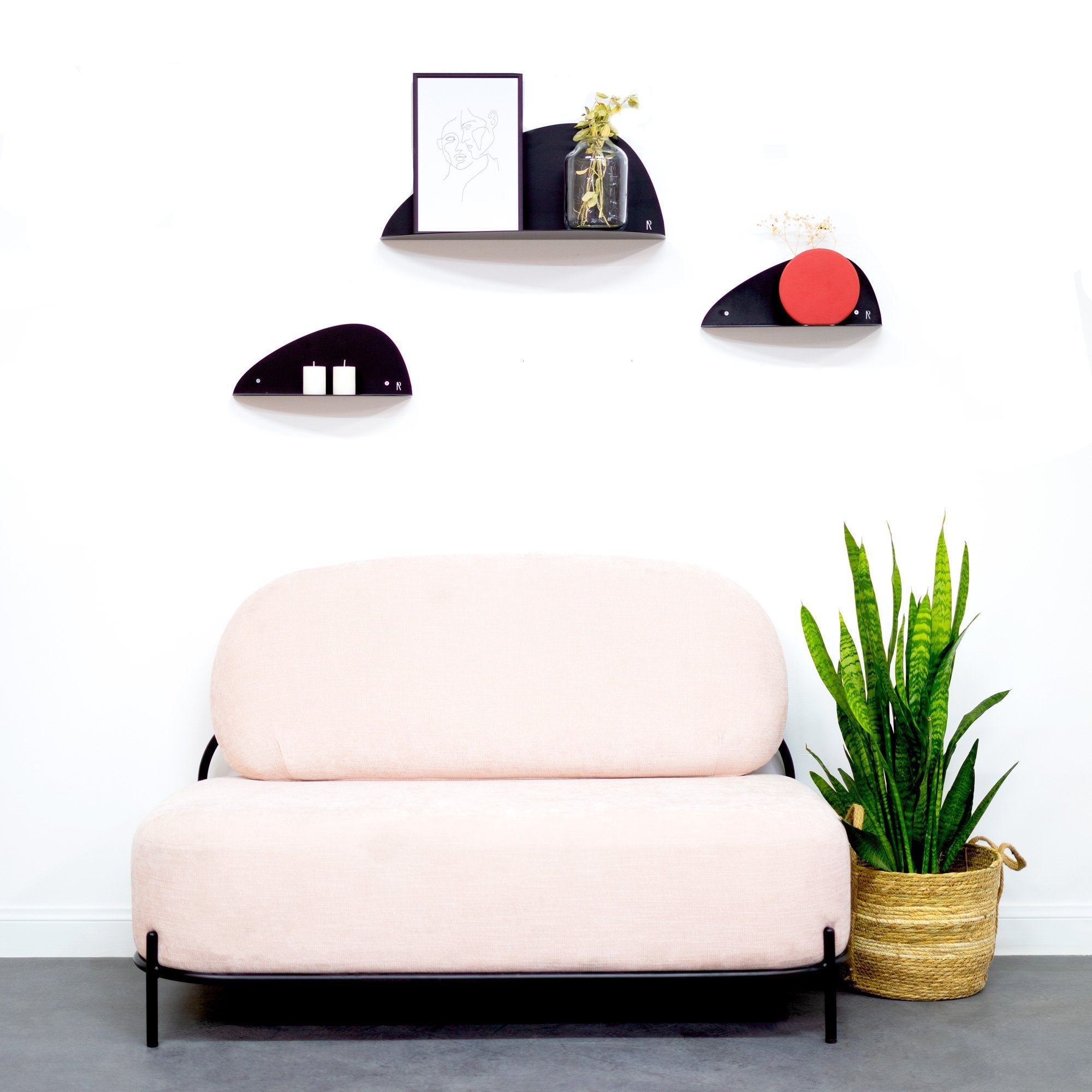 Estante de pared - Le Complice - Negro