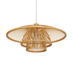 Mirabel - Suspension En Bambou Naturel Et Métal