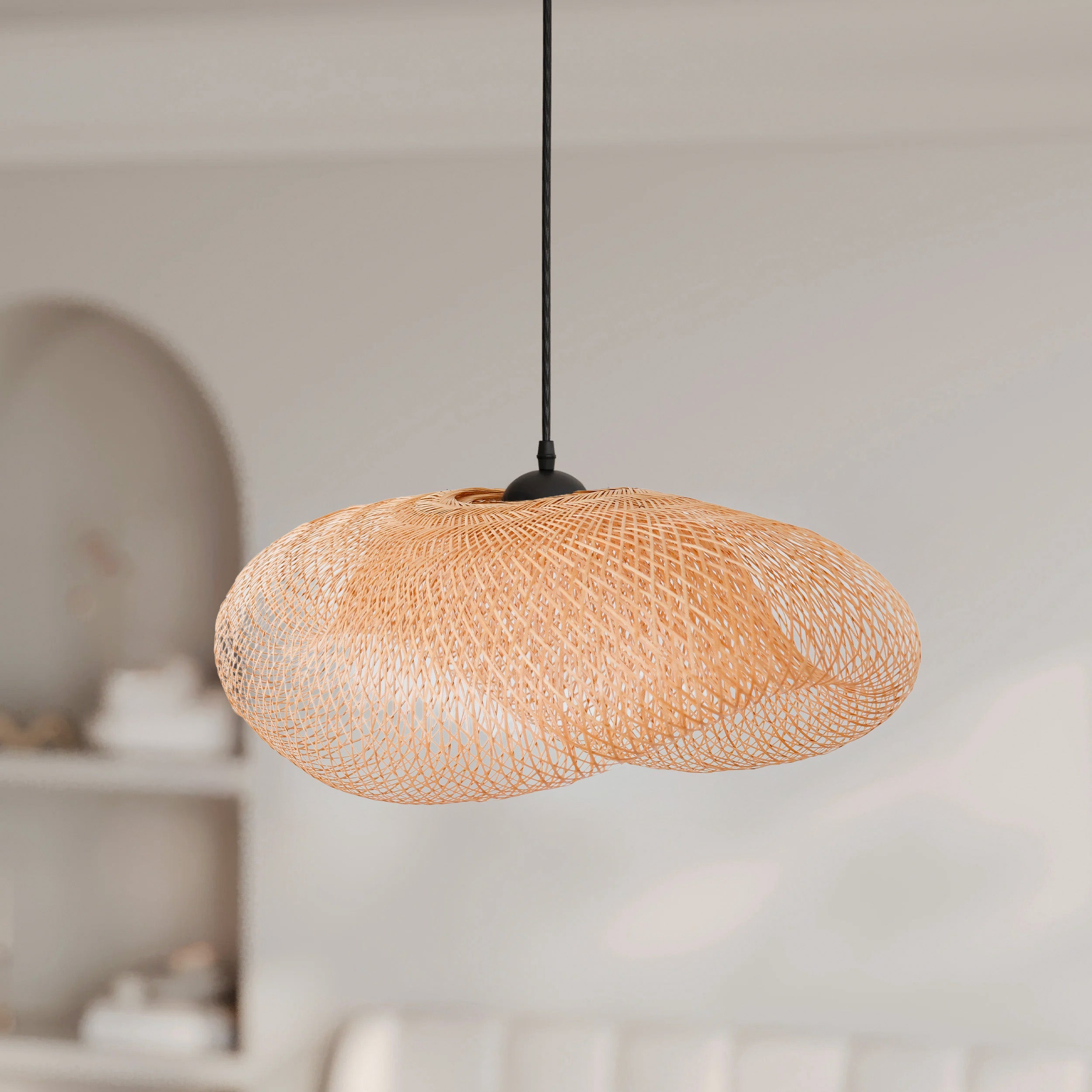 Anya - Suspension En Bambou Naturel