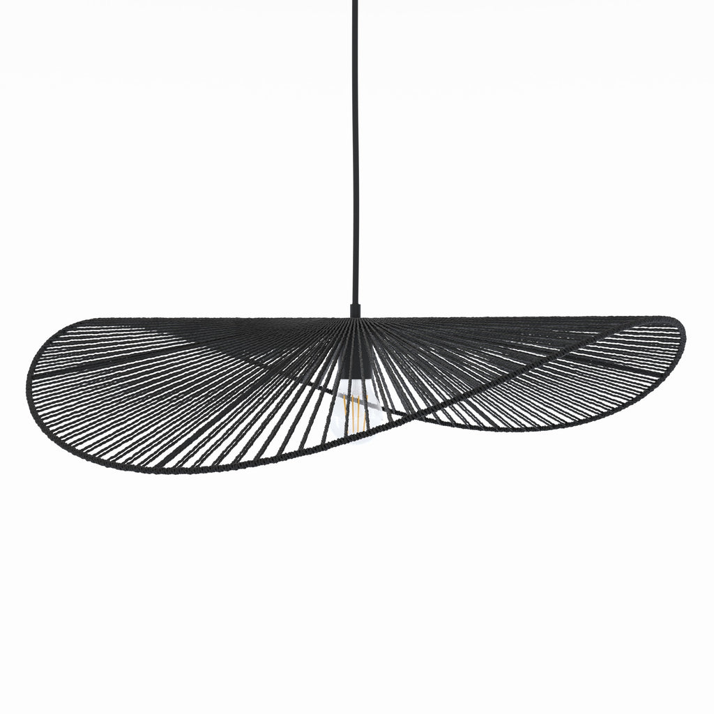 Mada - Suspension Noire En Papier De Corde