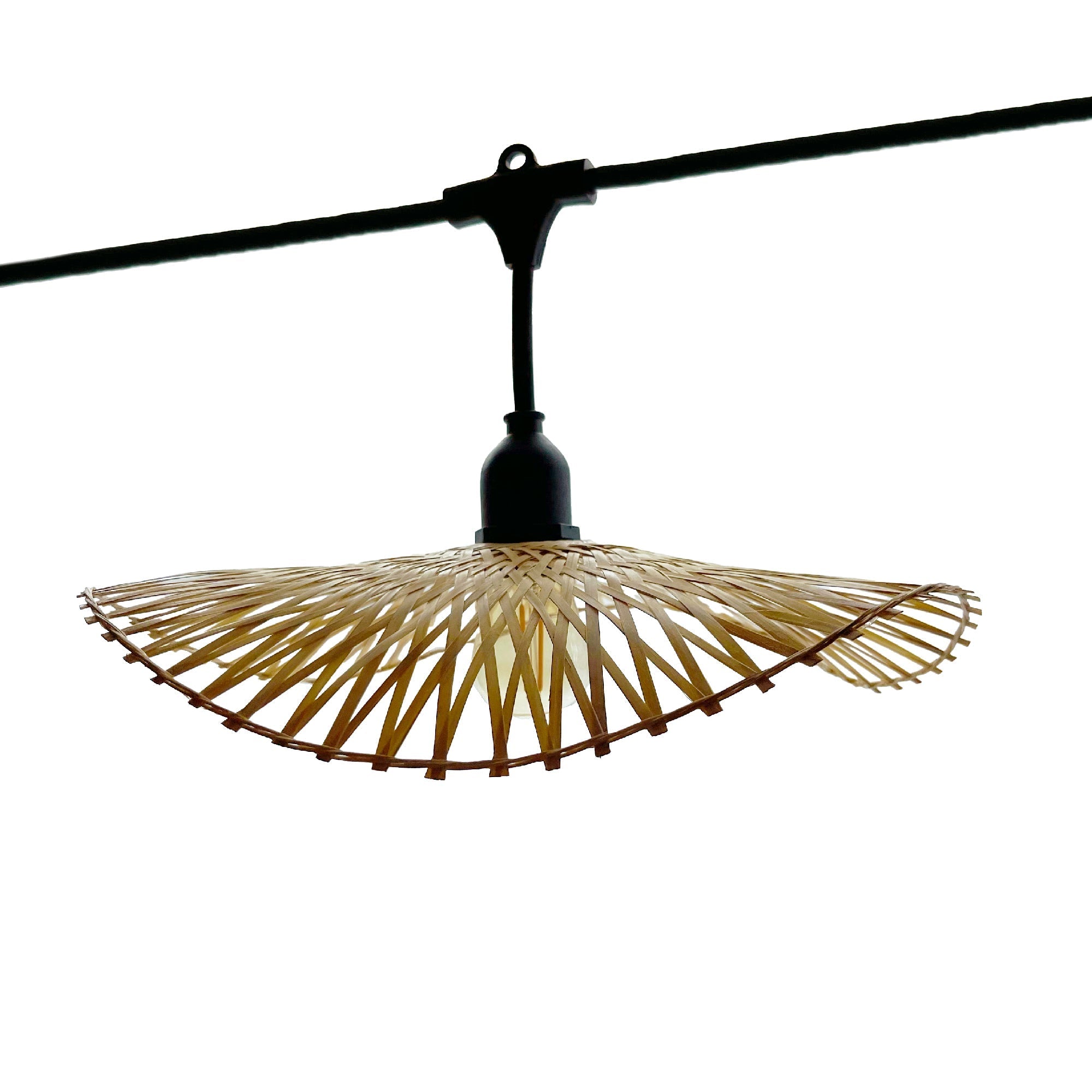 Serenity - E27 Wired Garland - Rattan - Beige