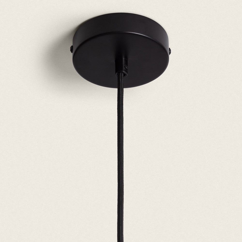 Vind - Lampada a Sospensione Rotonda - Vetro - Bianco