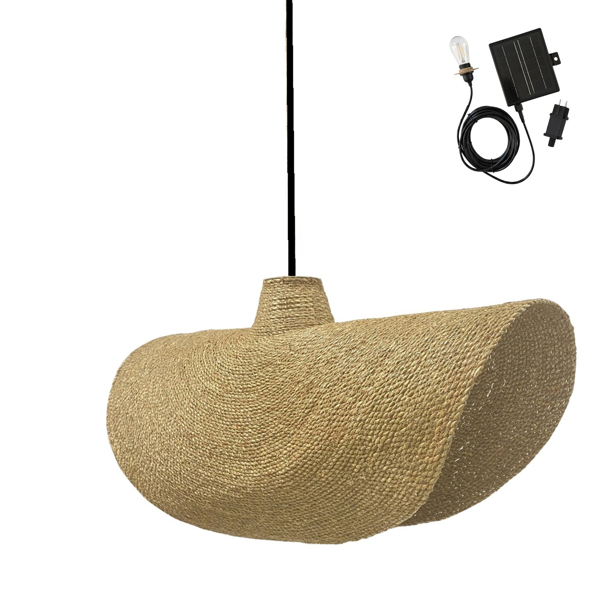 Kleia - Suspension Solaire - Herbe Marine - Beige