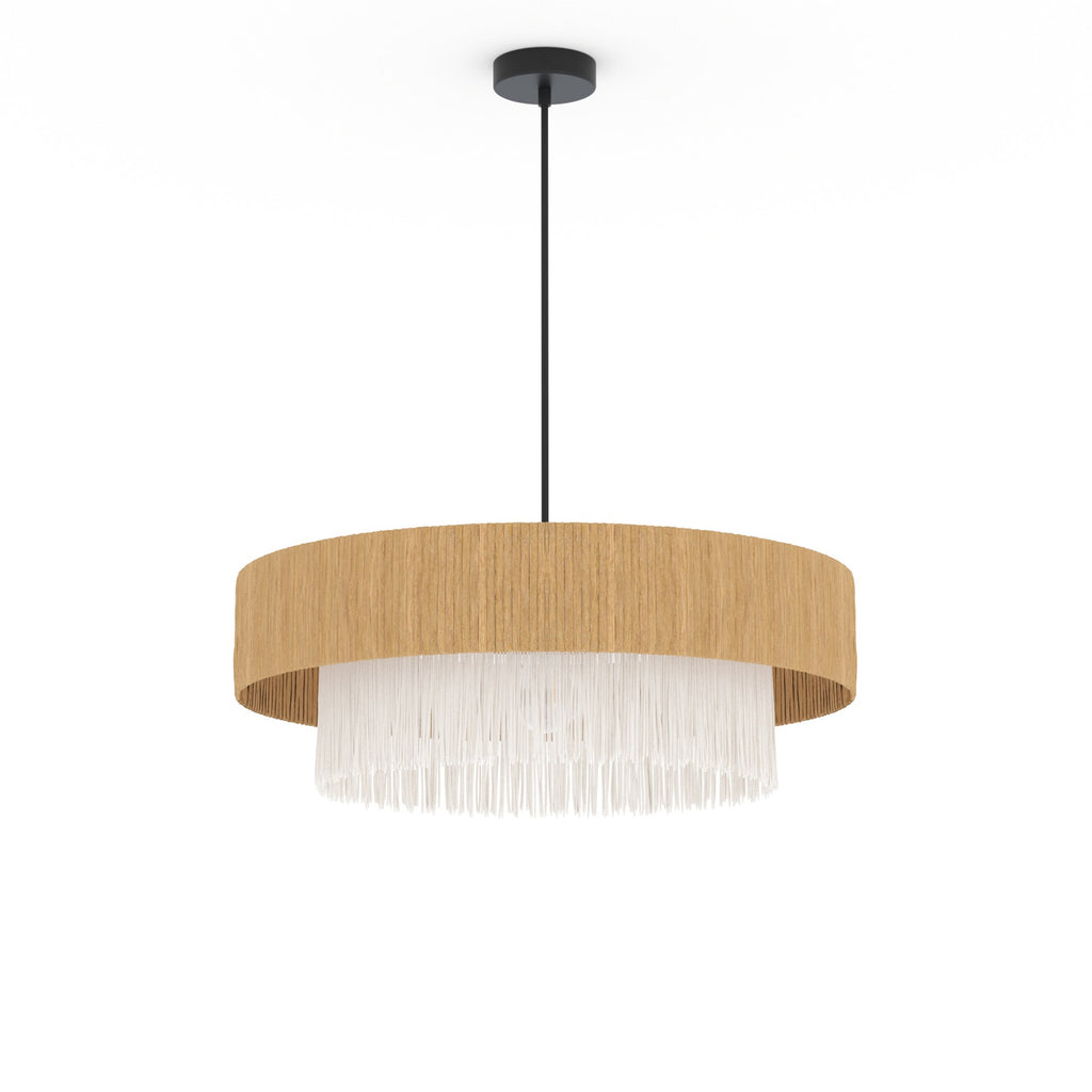 Solara - Suspension Ronde En Raphia