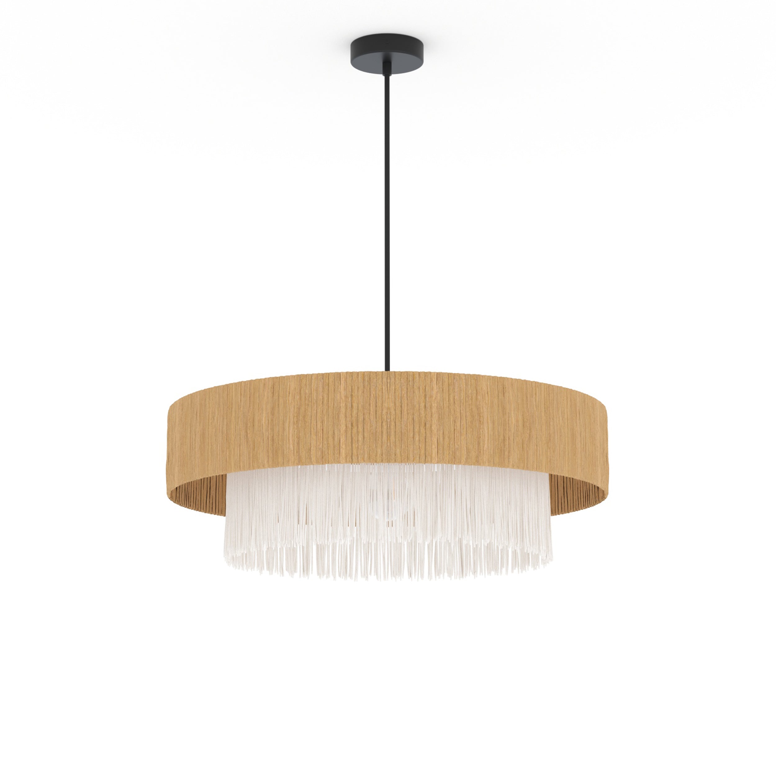 Solara - Suspension Ronde En Raphia