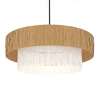 Solara - Suspension Ronde En Raphia