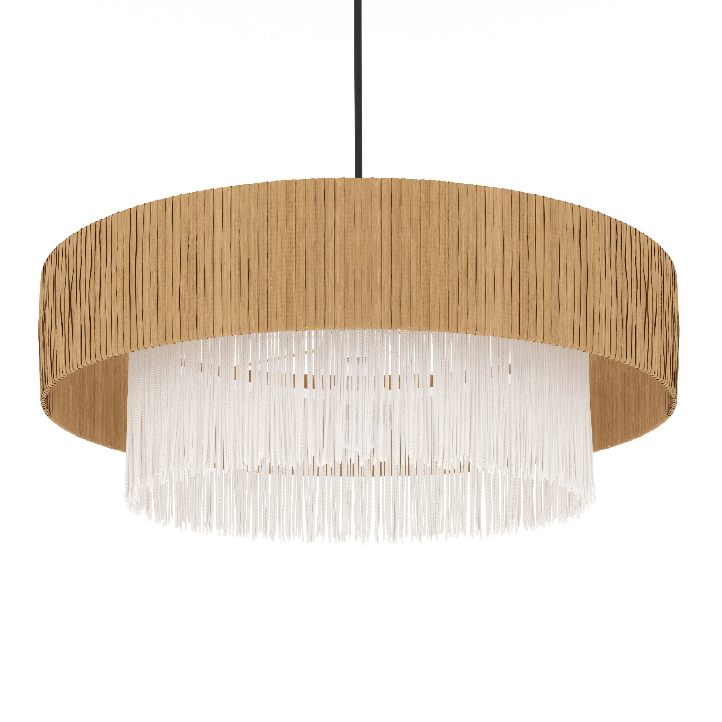 Solara - Suspension Ronde En Raphia